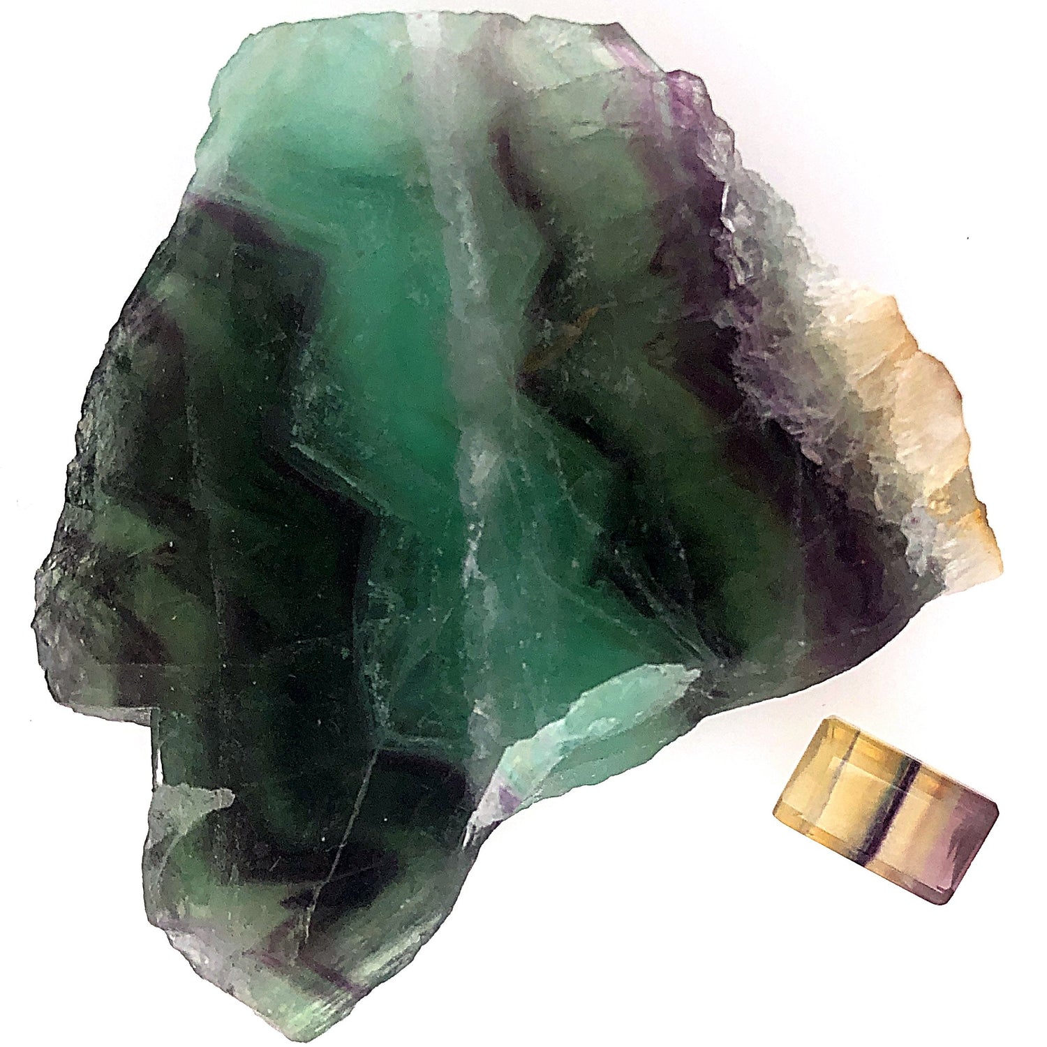 material: rainbow fluorite