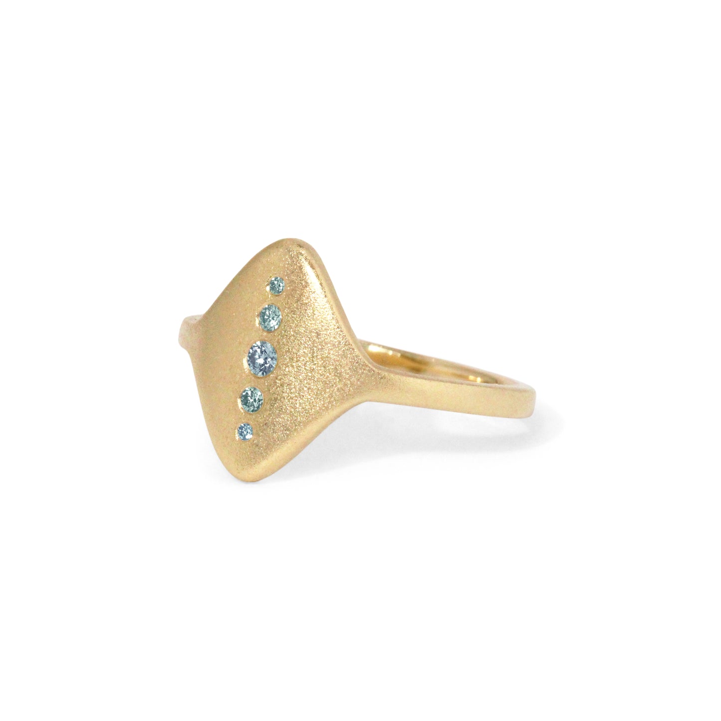 Whidbey Montana Sapphires and Gold Ring