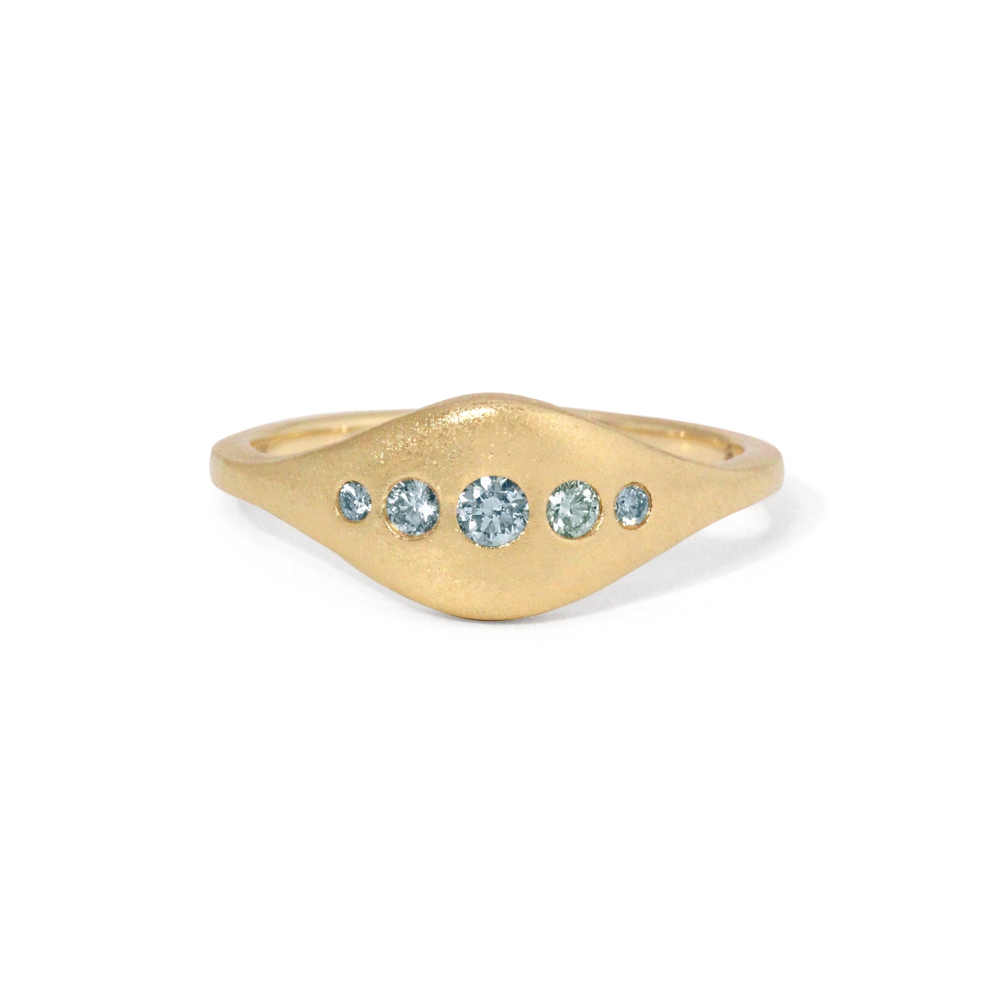 Orcas Montana Sapphires and Gold Ring