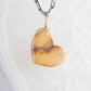 Maligano Jasper and Diamond Gold Heart Pendant