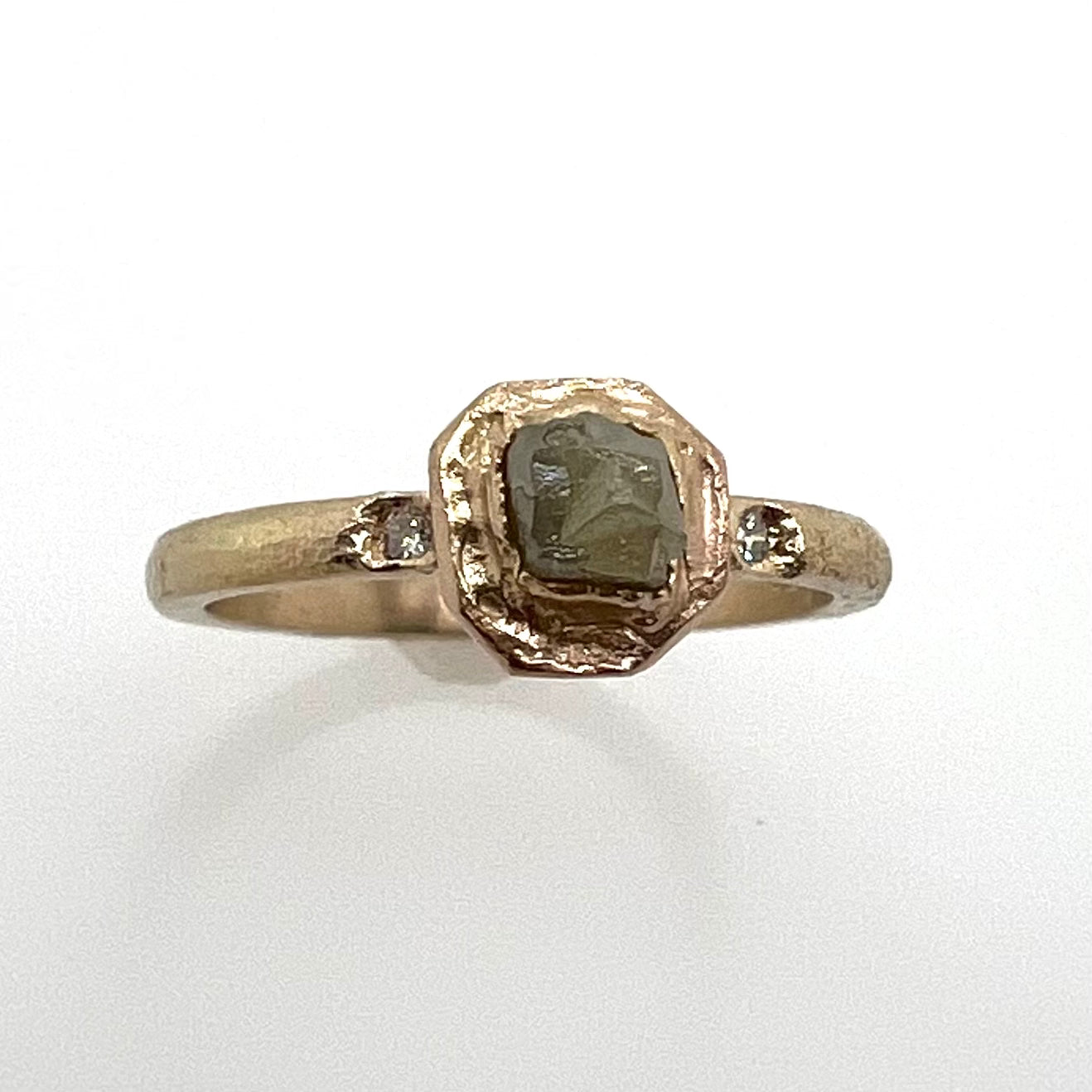 Raw Beauty Diamond Gold Ring
