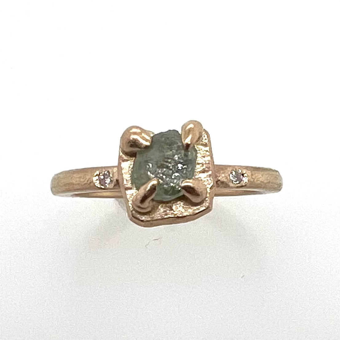 Dreamscape Montana Sapphire and Diamonds Gold Ring