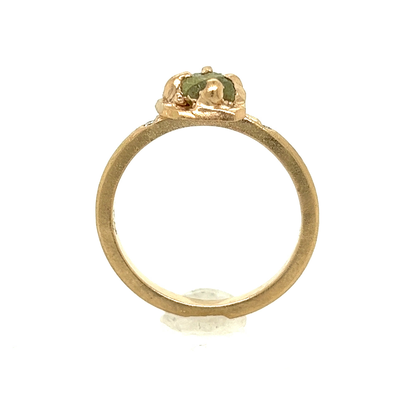 Dreamscape Montana Sapphire and Diamonds Gold Ring