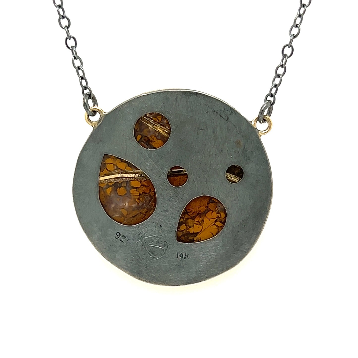 Stone Canyon Agate Gold Kintsugi Necklace