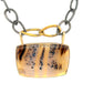 Montana Agate Gold Pendant (custom order)