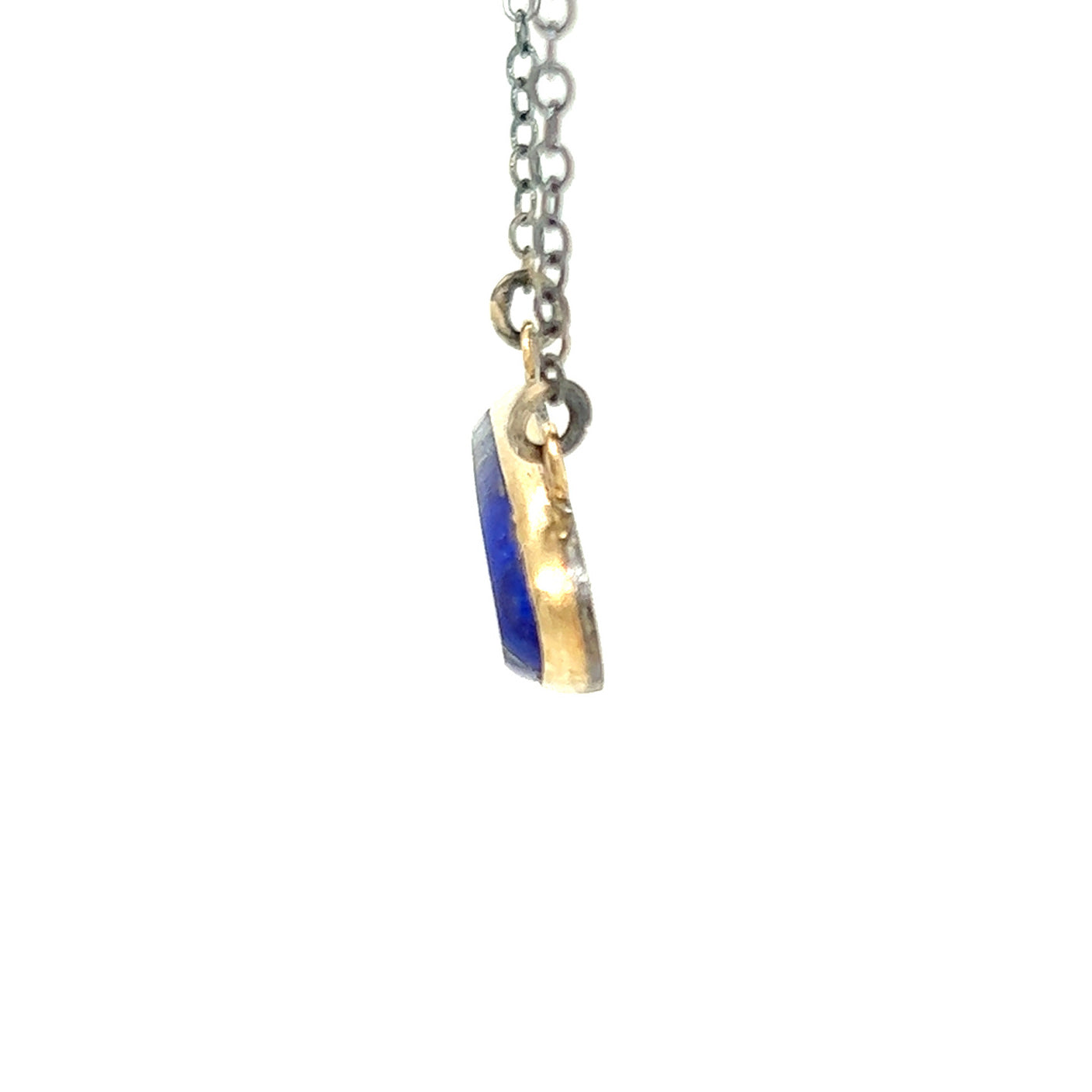 Lapis Gold Kintsugi Necklace