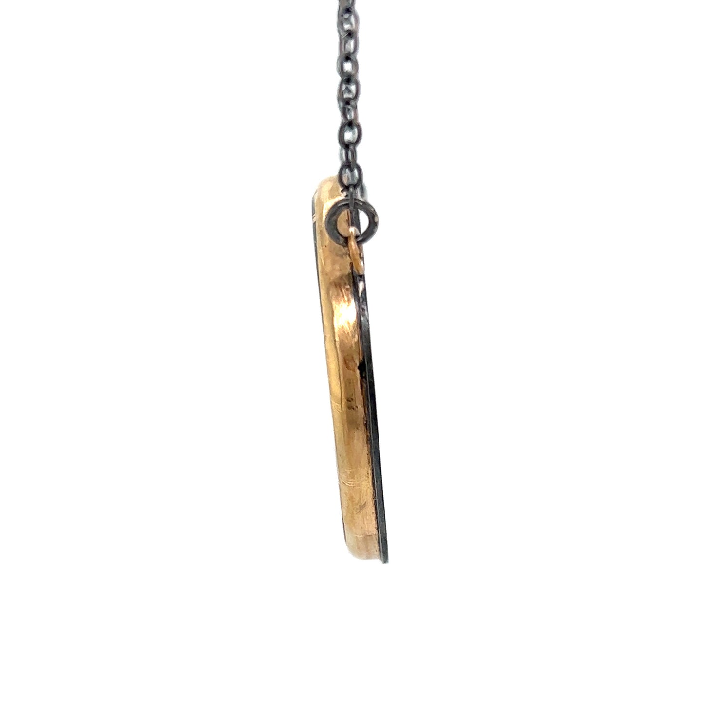 Polychrome Jasper and Diamond Gold Kintsugi Necklace