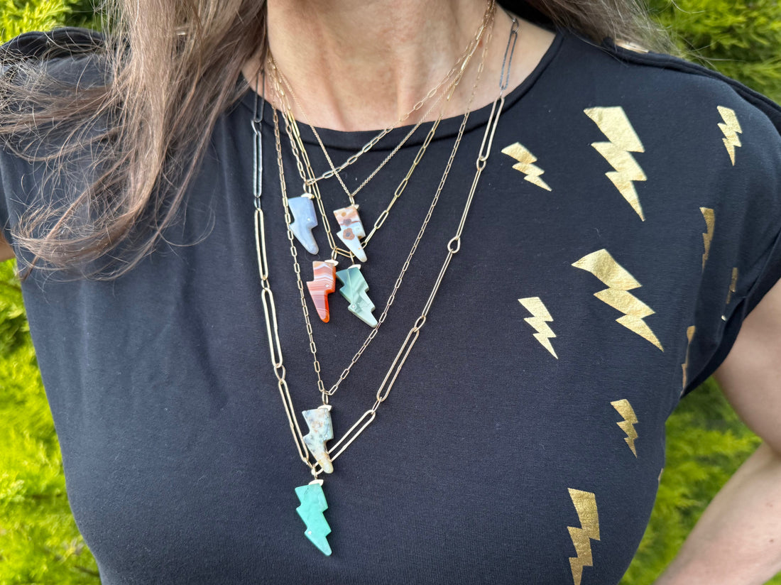 Lightning Strikes: Fusing Energy and Earth in My Latest Charms