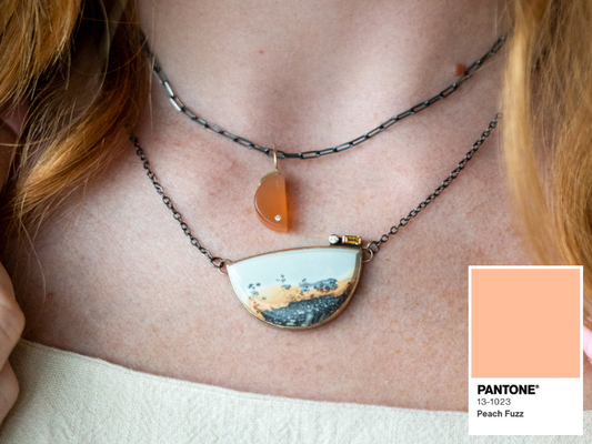 Embrace Summer with gemstones Luminus Peach Tones