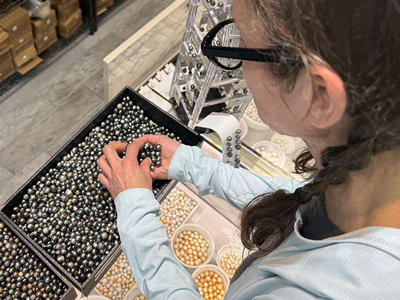 Smoke Beneath Glass: Tahitian Pearls