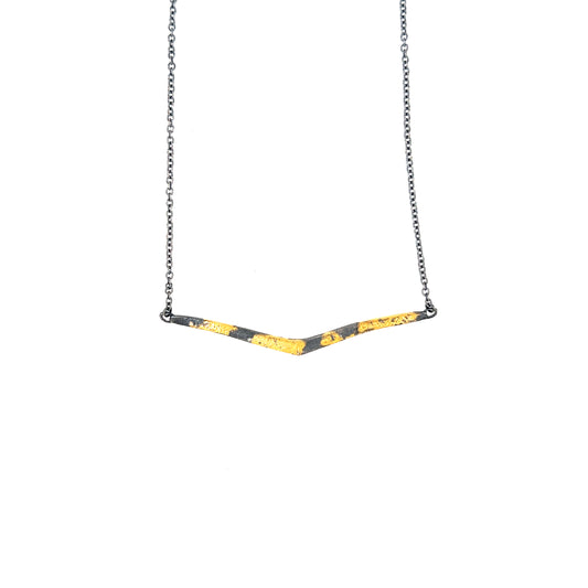 Black and Gold Keumboo Necklace