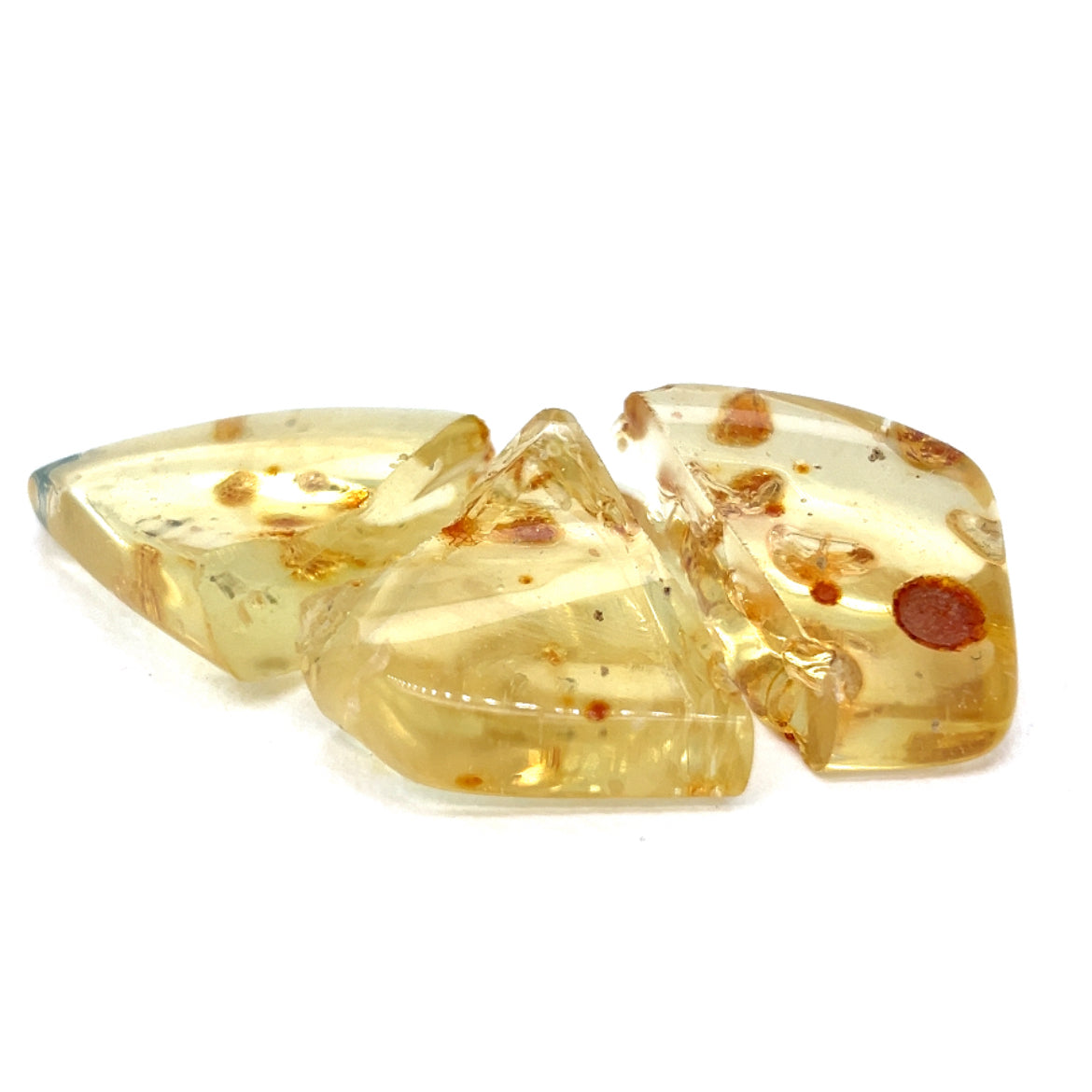 Amber Pendant Gold Kintsugi Repair (custom order)