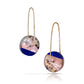 Sunstone Intarsia Gold Spinner Earrings