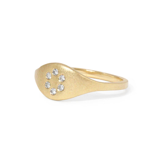 Vashon Diamonds and Gold Ring