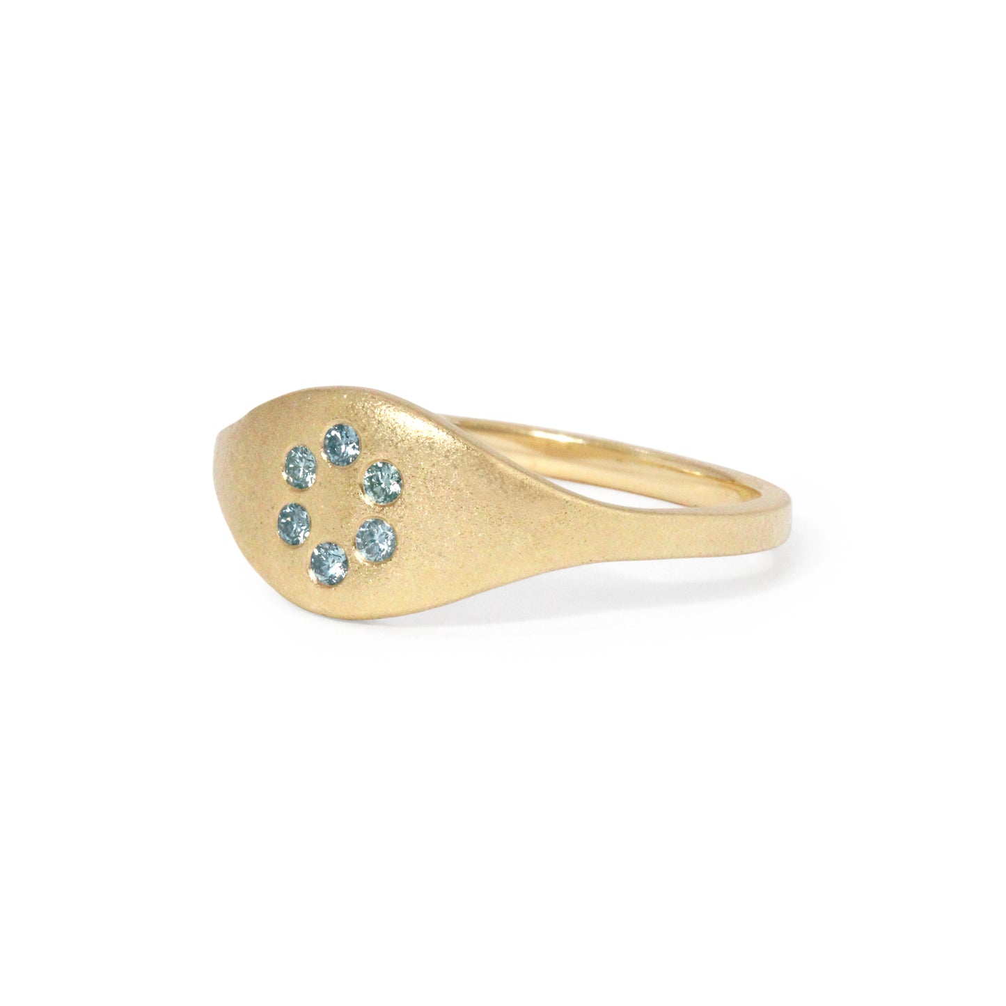 Vashon Montana Sapphires and Gold Ring