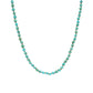 Hand Knotted Turquoise and Gold Necklace