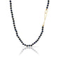 Hand Knotted Lapis and Gold Necklace