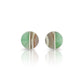 Laguna Lace Agate and Amazonite Inlay Stud Earrings