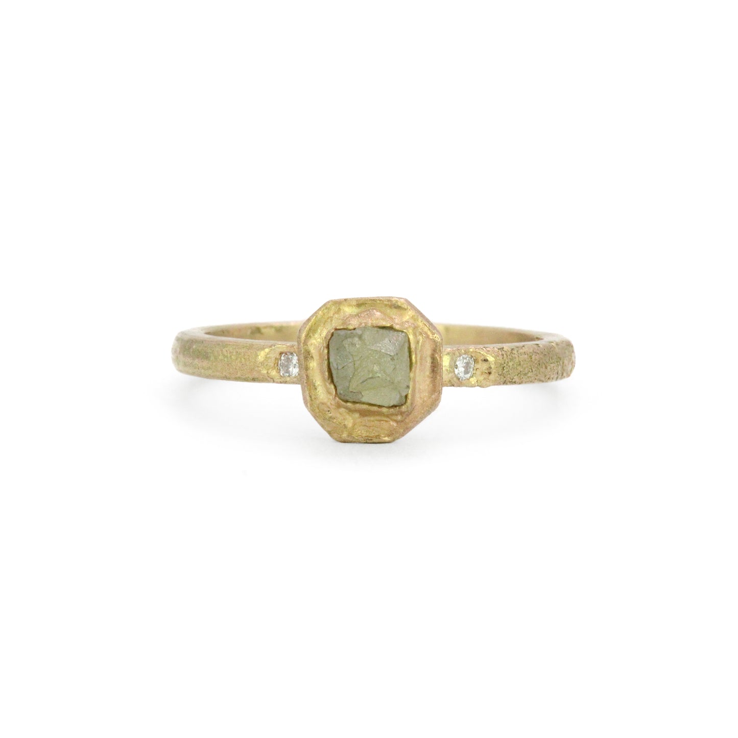 Raw Beauty Diamond Gold Ring