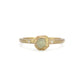 Raw Radiance Diamond Gold Ring