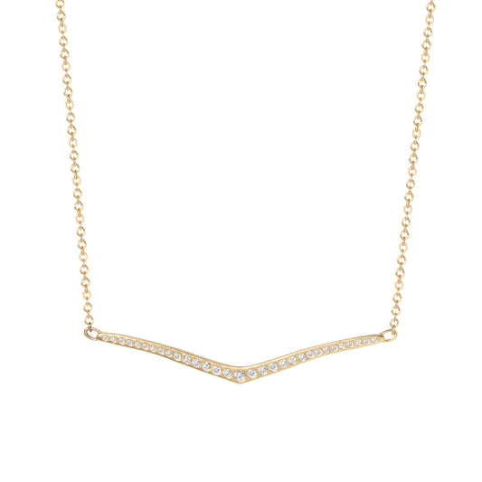 Gold Melee Diamond Necklace