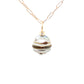 Tahitian diamonds gold pearl charm