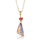 Opal and Bi-Color Sunstone Gold Pendant