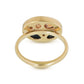 Guatemalan Jade, Agate and Diamonds Equinox Intarsia Gold Ring