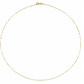 Fine 14k Yellow Gold Paperclip Chain Necklace