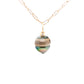 Tahitian pearl diamonds gold charm