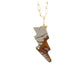 Noreena Jasper and Diamond Gold Bolt Charm