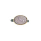 Agate and Diamond Elliptical Orbit Gold Ring