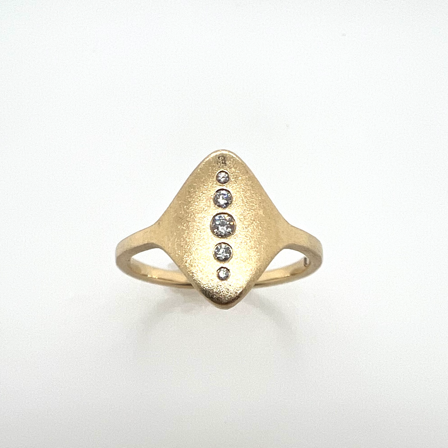 Whidbey Diamonds and Gold Ring
