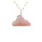 agate diamonds gold cloud charm