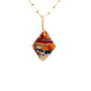 Agate and Tanzanite Gold Diamond Mini Charm