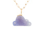 blue chalcedony cloud charm diamonds gold