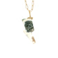 Ocean Jasper and Diamond Gold Bolt Charm