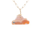 agate cloud charm montana sapphire in 14k gold