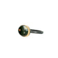 Ocean Jasper and Diamond Elliptical Orbit Gold Ring