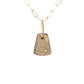 golden sheen obsidian gold diamond pebble charm