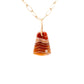 laguna lace agate gold diamond pebble charm