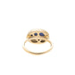 Lapis, Polychrome, and Diamonds Equinox Intarsia Gold Ring