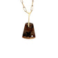 Biggs Jasper and Diamond Gold Pebble Charm