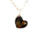 whiskey creek jasper gold diamond heart charm