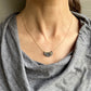 Black and Gold Raw Diamond Necklace
