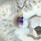 Tiffany Stone and Diamond Gold Kintsugi Moon Pendant