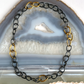 Gold Keumboo Pear Link Necklace