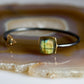 Raw Montana Sapphire, Diamond, and Labradorite Bracelet, Handmade in 14k Gold and Sterling Silver