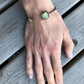 Raw Montana Sapphire, Diamond, and Labradorite Bracelet, Handmade in 14k Gold and Sterling Silver