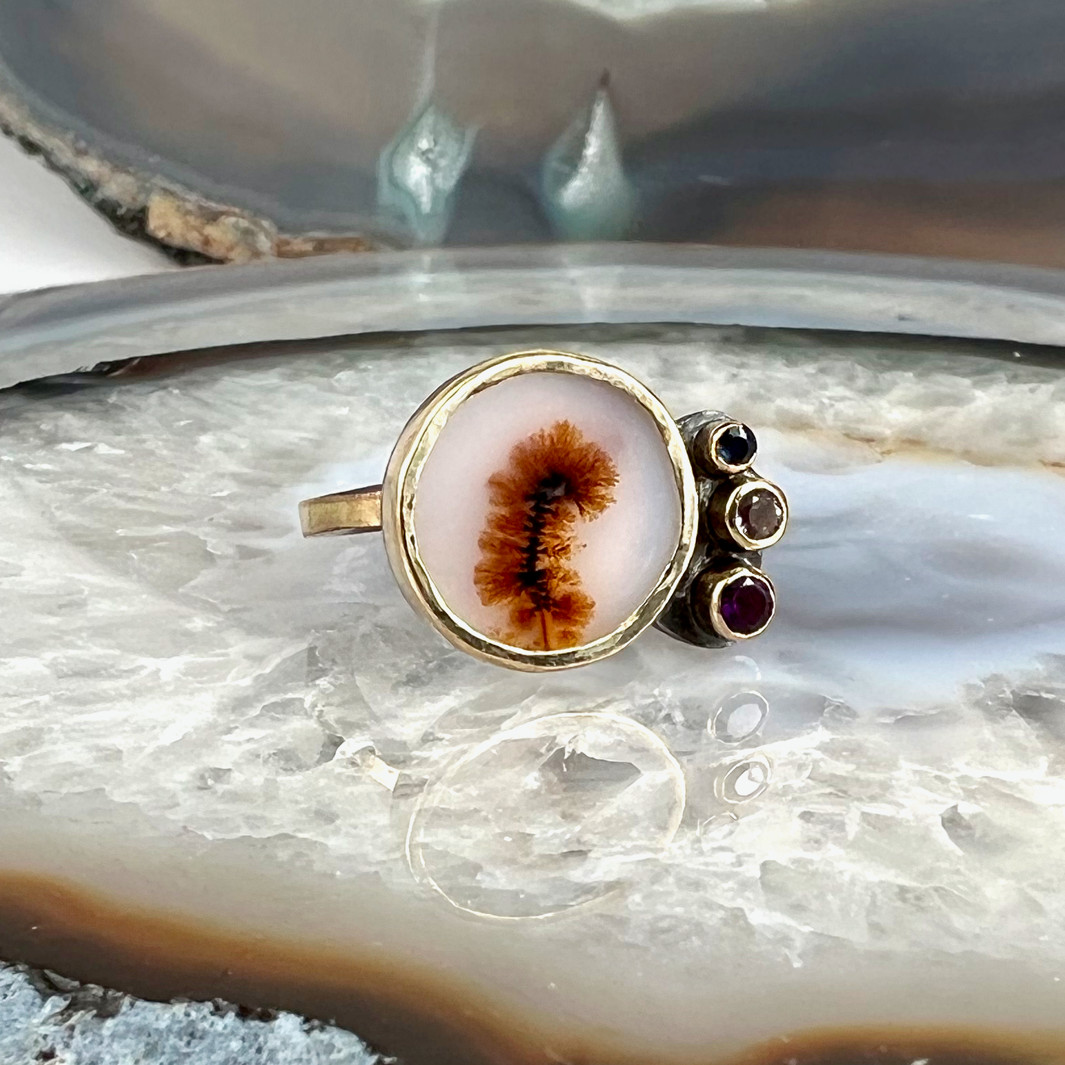 Dendritic agate clearance jewelry